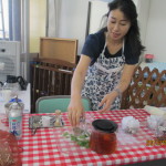 Ｔさんにおいしいハーブティーをいれていただきました！