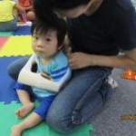 腕を骨折した際にもストッキングで応急手当が出来ます！