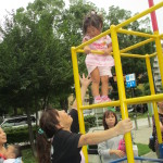 一人でこ~んな高いところも大丈夫!