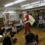 サンタさん登場