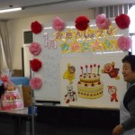 アンパンマンたちもおたんじょうびをお祝いしてくれたよ