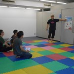 午後の部のパパ達。 真剣そのものです・・・。