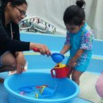 ママと一緒にあそんだよ