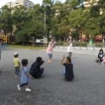 うさぎやぞうになって準備体操~(^O^)