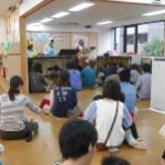 普段閉めている研修室と広場の扉をオープン！